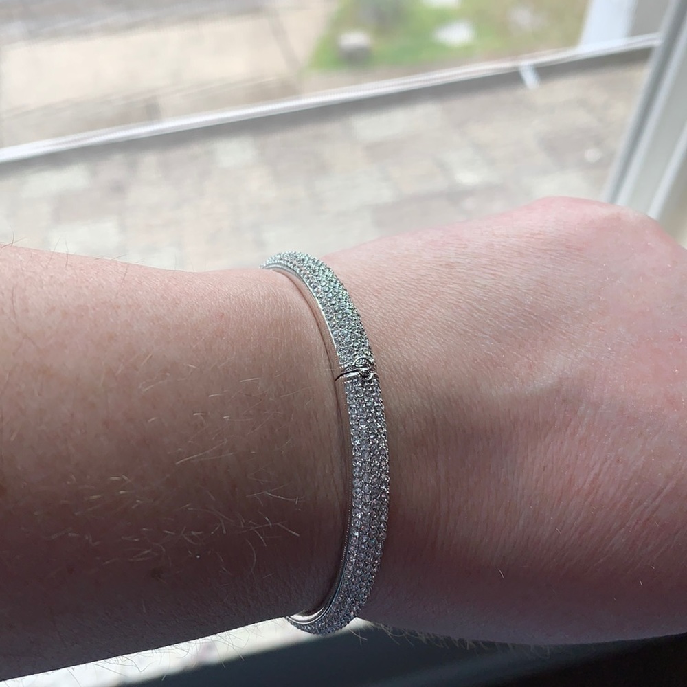 CZ bangle bracelet